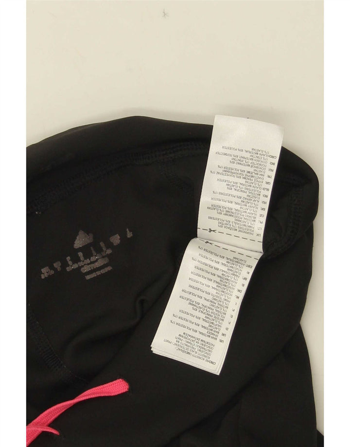 Adidas Womens Climalite Leggings UK 8/10 Pequeno Poliéster Preto