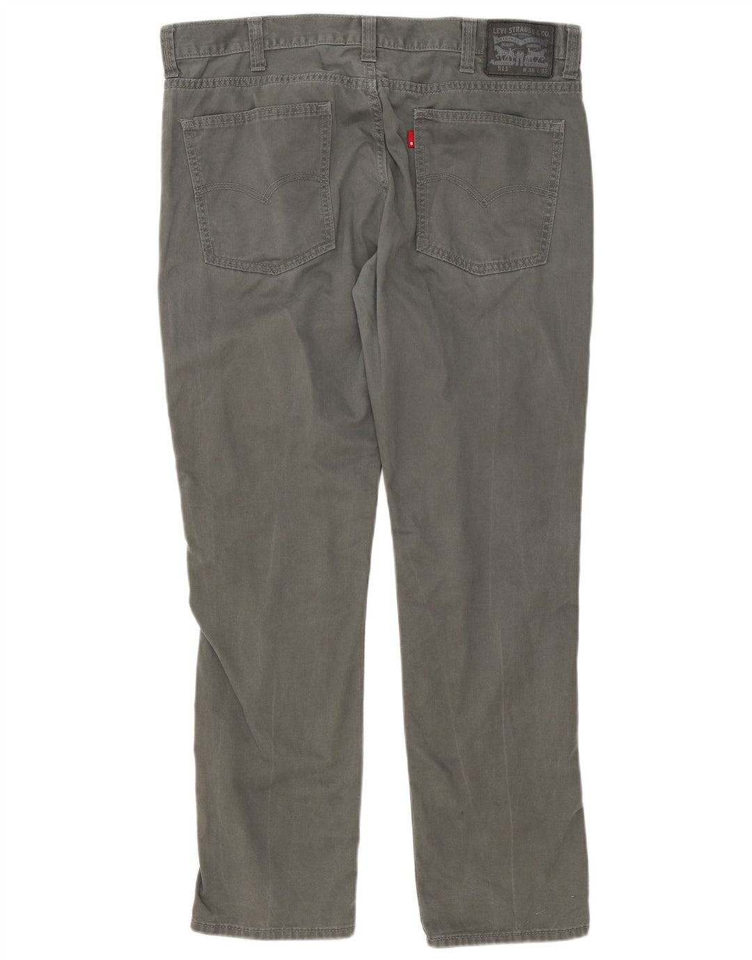 Calça Levi's Masculina 511 Slim Casual W38 L32 Cinza Algodão