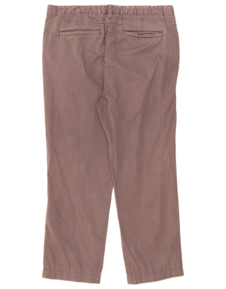 Calça feminina cortada reta JACK WILLS W32 L25 cinza