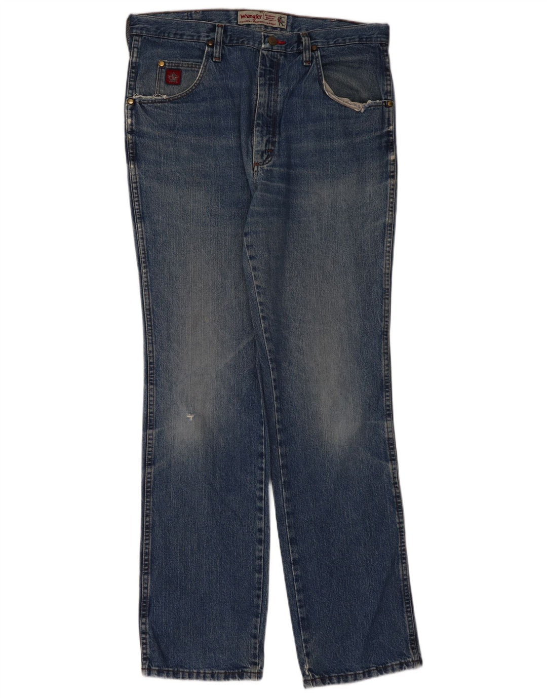 Jeans retos masculinos WRANGLER W36 L34 algodão azul
