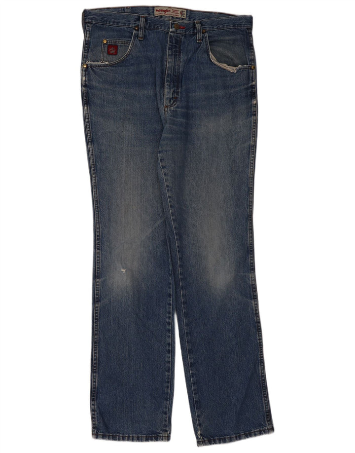 Jeans retos masculinos WRANGLER W36 L34 algodão azul