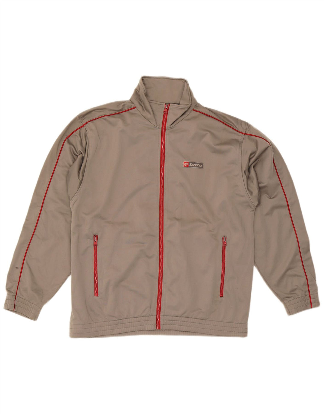 Jaqueta de Agasalho Masculina Lotto Top Tamanho Large Cinza Poliéster