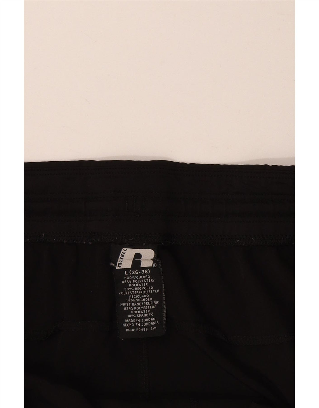 RUSSELL ATLÉTICO Masculino Dri-Power Sport Shorts Grande Poliéster Preto