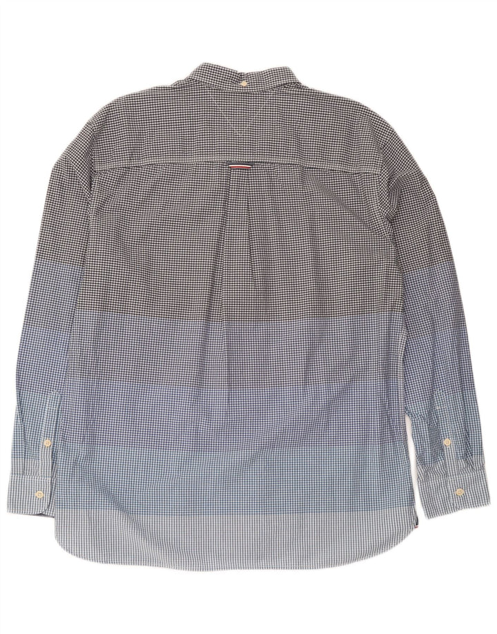 Camisa masculina Tommy Hilfiger Regular Fit 2XL algodão guingão multicolorido