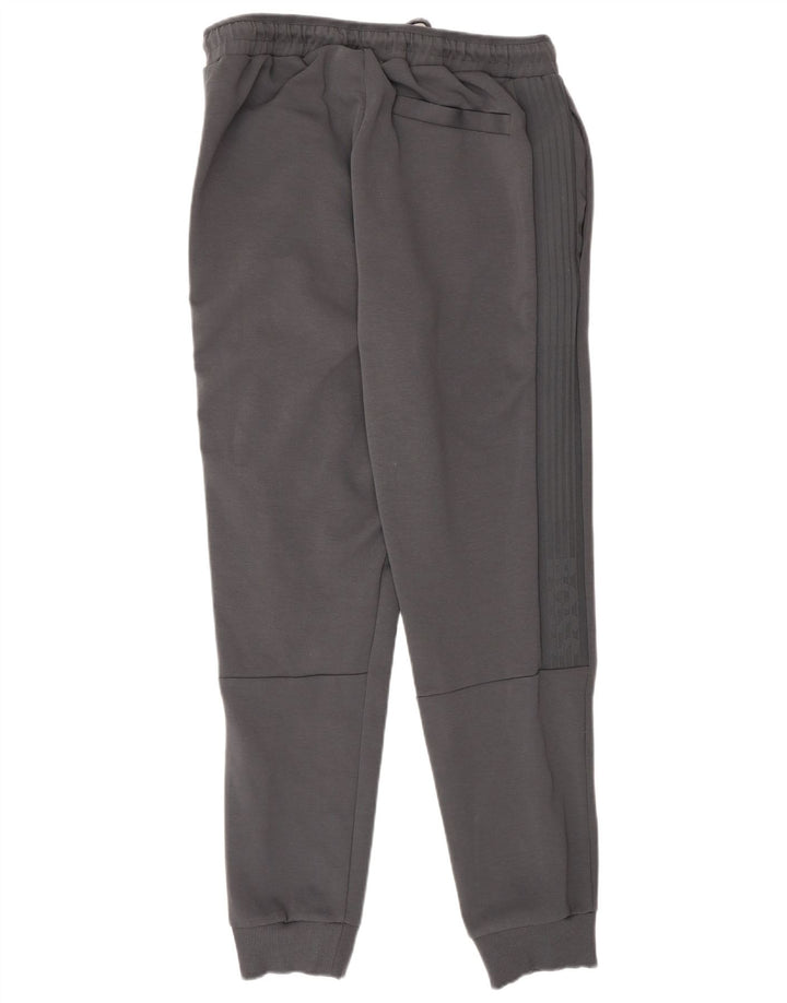 Calça de Moletom Masculina Hugo Boss Tamanho Grande Cinza Algodão