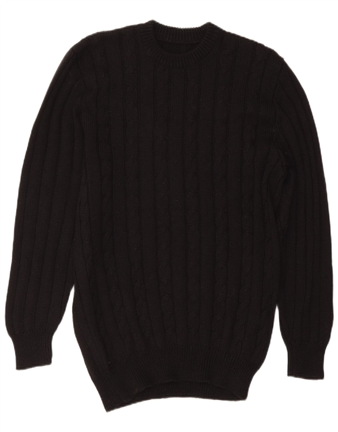 Vestido feminino vintage IT 50 XL lã preta