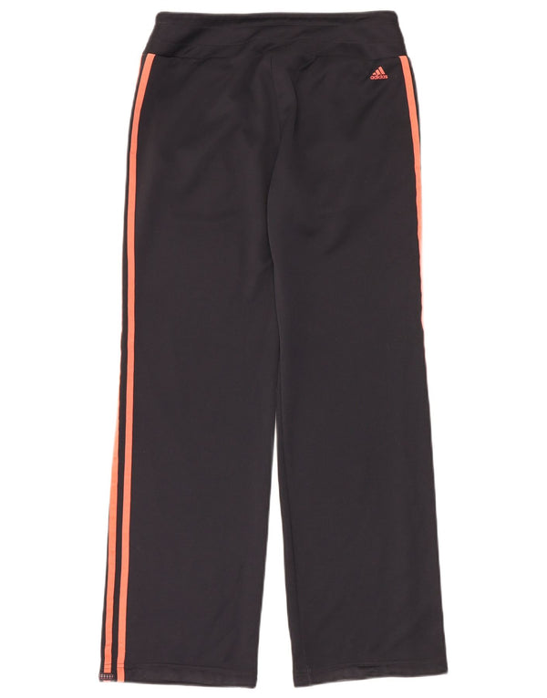 Adidas Womens Graphic Tracksuit Calças UK 12 Médio Preto Poliéster