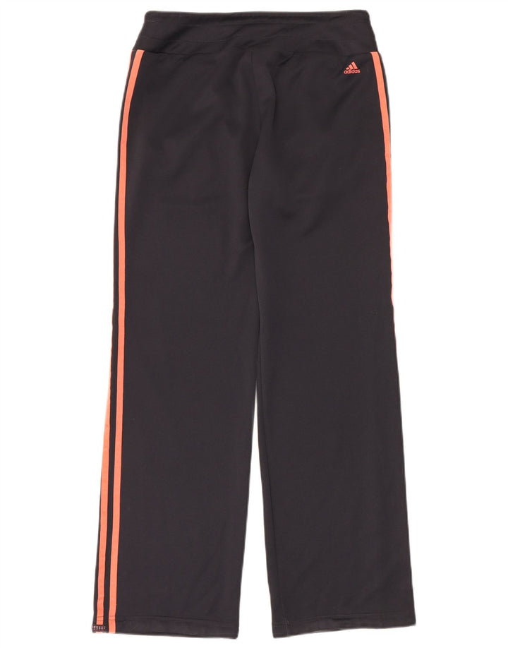 Adidas Womens Graphic Tracksuit Calças UK 12 Médio Preto Poliéster