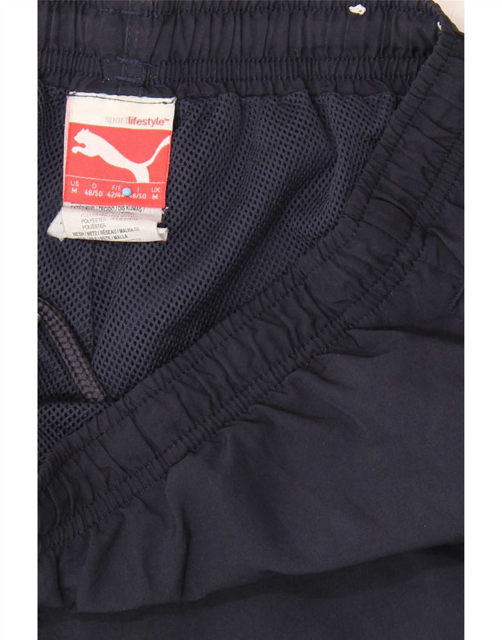 Puma Mens Bermuda Sport Shorts Médio Azul Marinho Poliéster