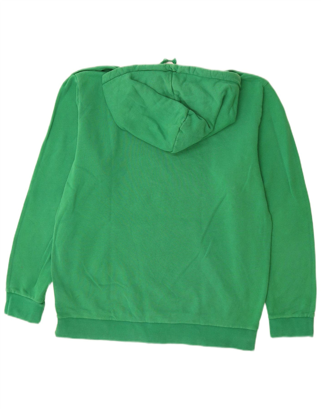 ADIDAS Mens Graphic Hoodie Jumper Grande Algodão Verde