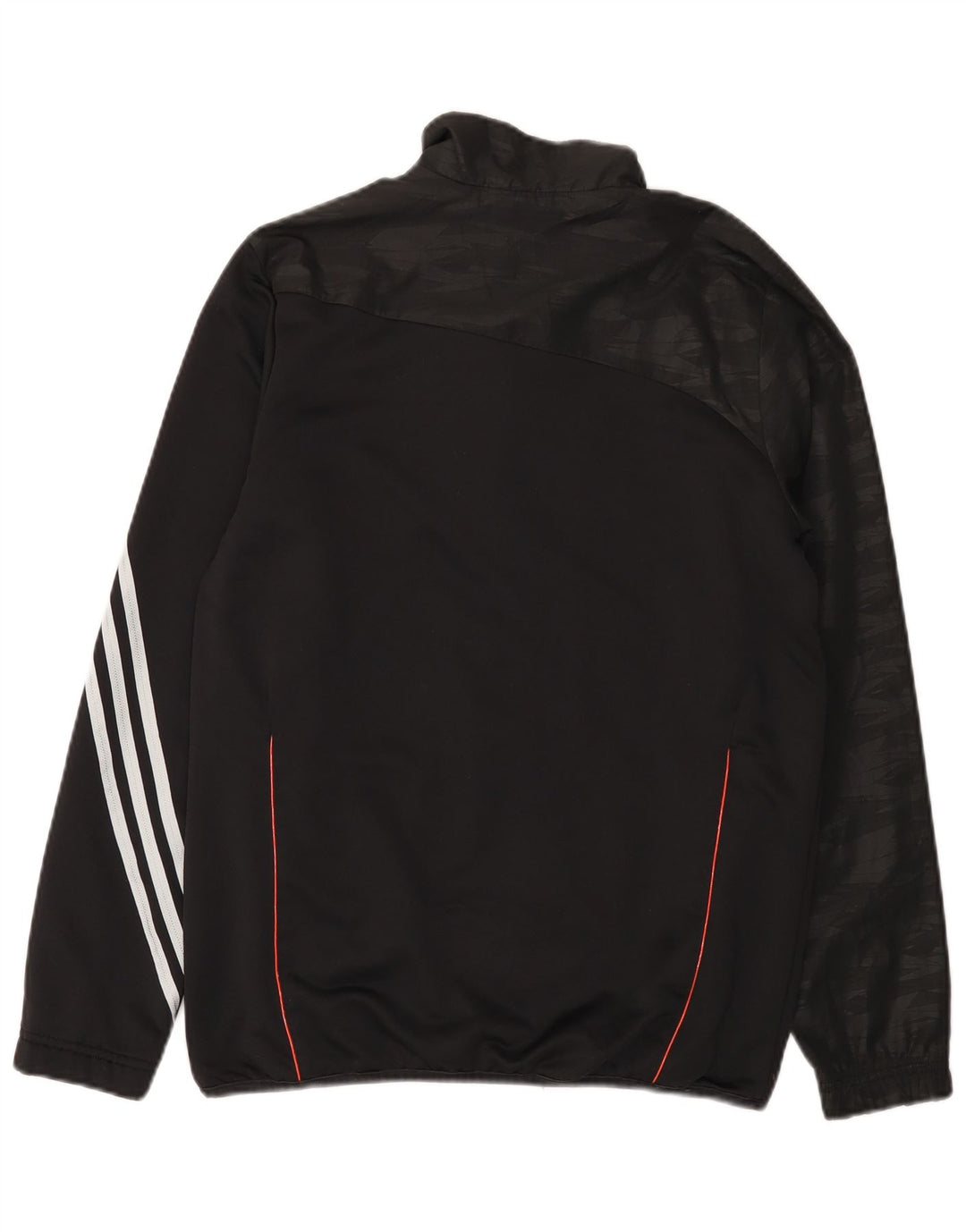 Casaco de treino Adidas Boys 15-16 anos preto poliéster