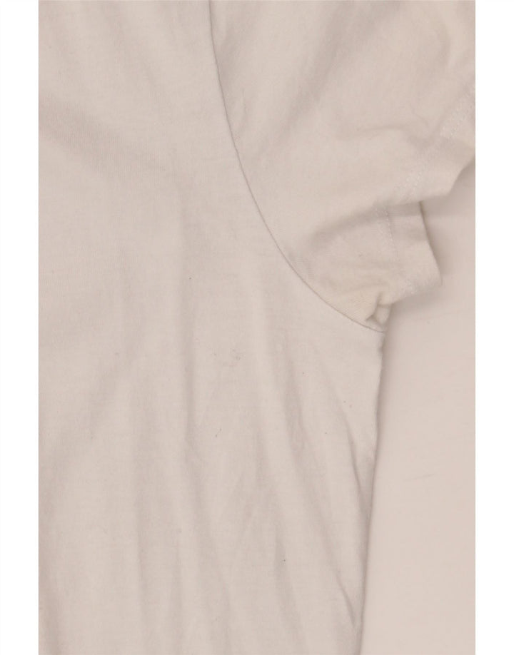 Camiseta feminina gráfica LEVI'S UK 14 médio branco