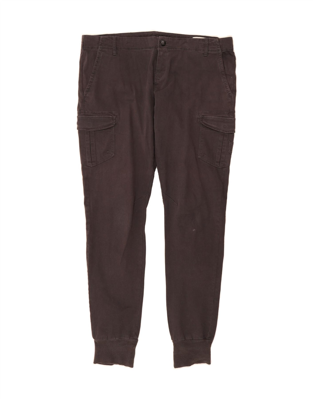 BEST COMPANY Mens Joggers Cargo Trousers IT 48 Medium W36 L32 Brown Cotton Vintage Best Company and Second-Hand Best Company from Messina Hembry 