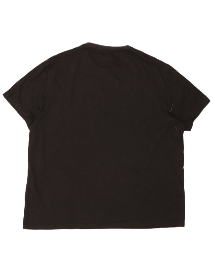 Camiseta masculina com estampa regular Armani Exchange 2XL preta