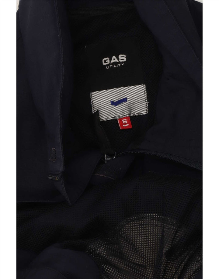 Gas Mens Utility Jacket UK 36 Pequeno Poliéster Azul Marinho