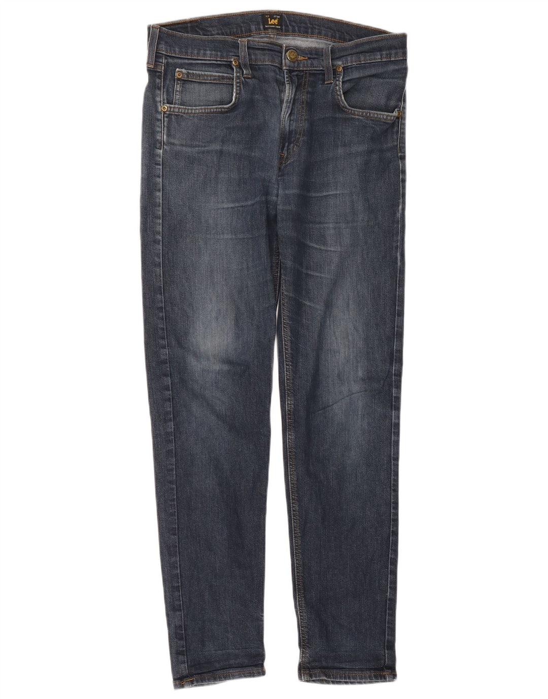 Lee Mens Arvin Slim Jeans W32 L32 Azul Marinho Algodão