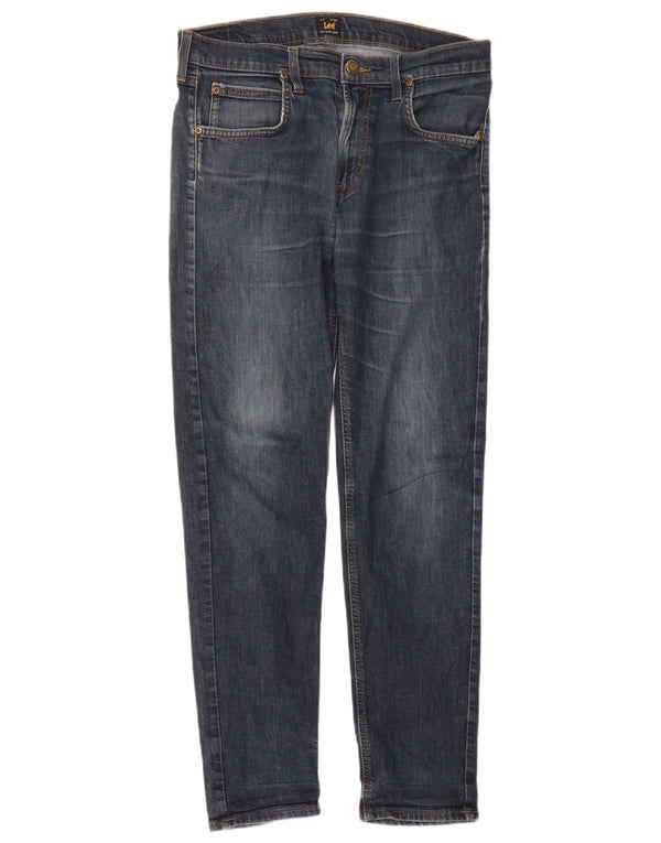 Lee Mens Arvin Slim Jeans W32 L32 Azul Marinho Algodão