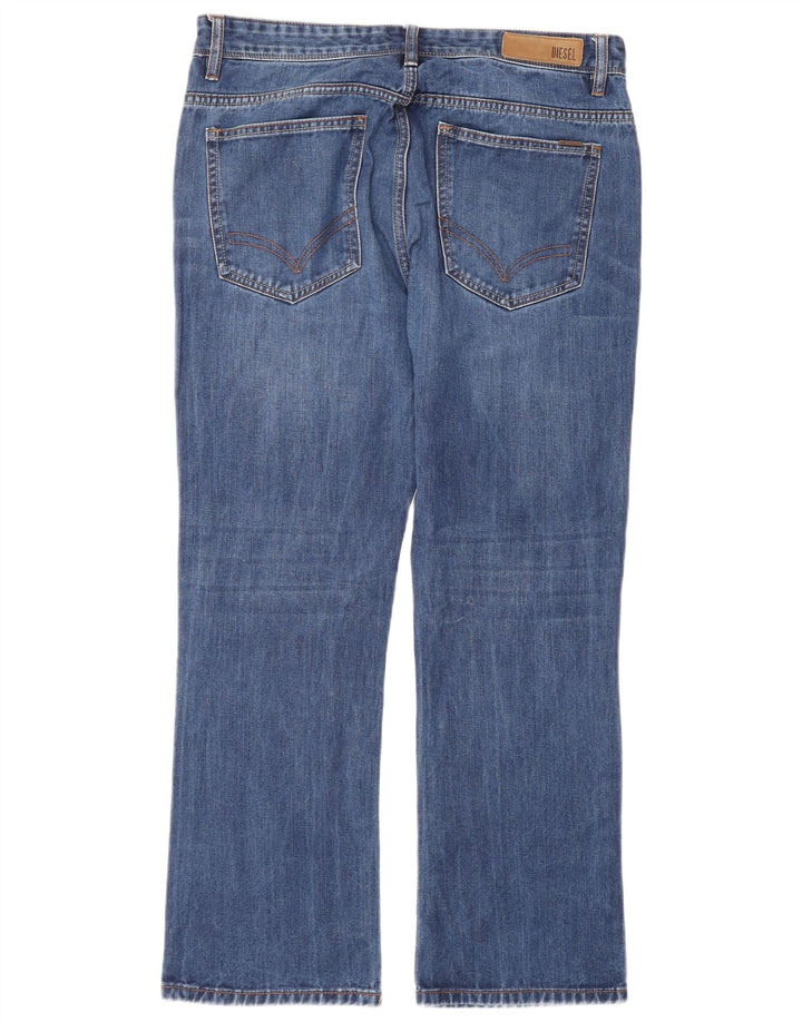 Jeans retos masculinos Diesel W34 L30 algodão azul