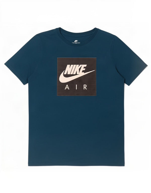Camiseta Nike Boys Graphic Top 12-13 anos grande algodão azul