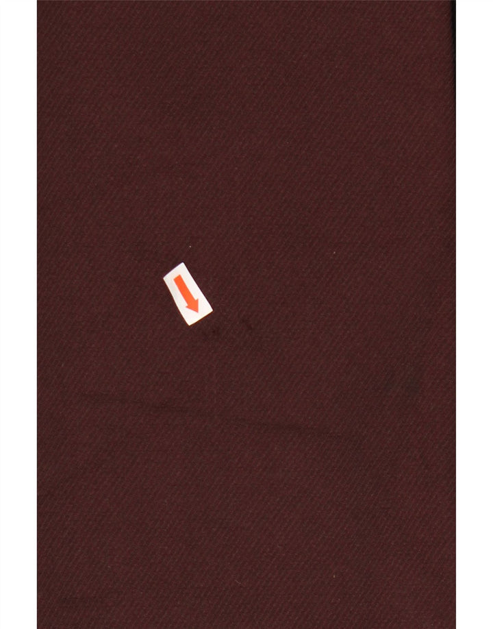 ZARA Womens Open Gilet UK 10 Pequeno Poliéster Marrom