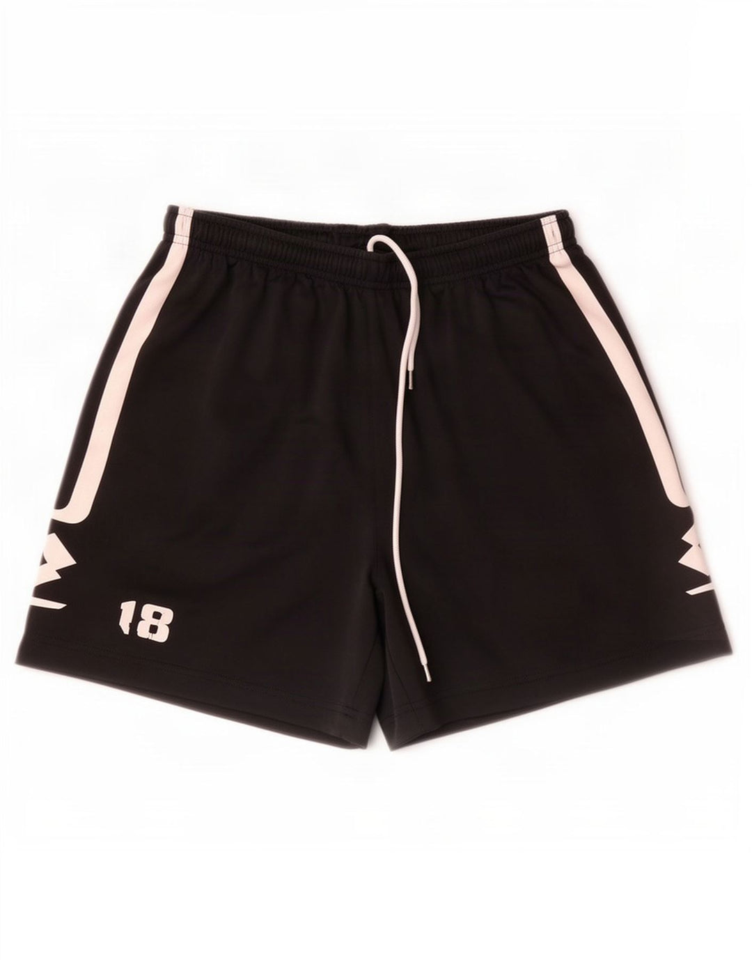 Lotto Mens Sport Shorts Médio Preto Colorblock