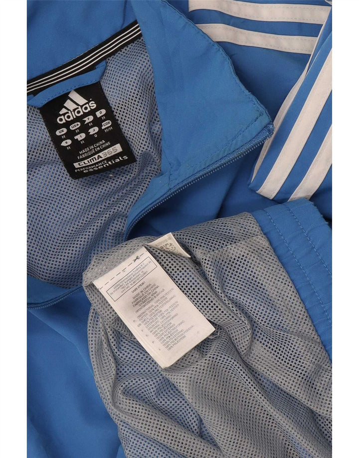 Adidas Mens Treino Top Jaqueta Médio Azul Poliéster Esportes