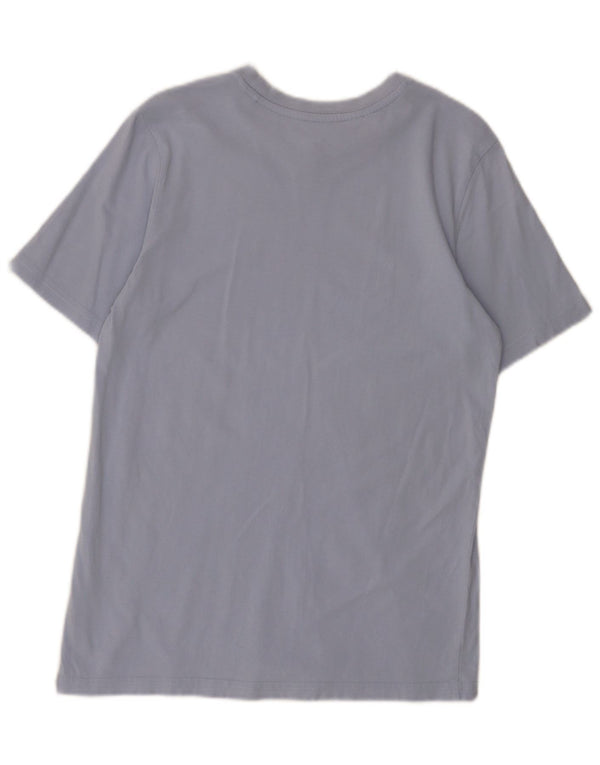 Camiseta Adidas Menino 13-14 Anos Azul Algodão