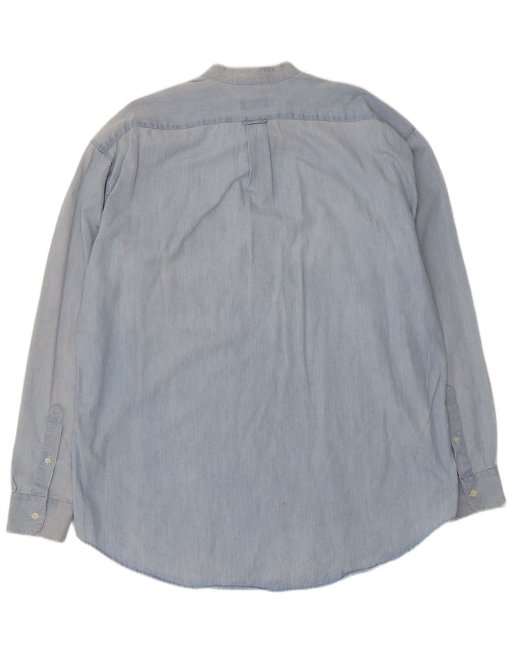 Pulôver masculino Paul & Shark tamanho 17 1/2 44 XL algodão azul