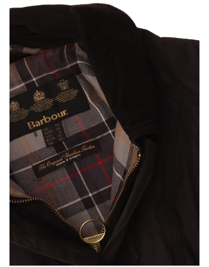 Jaqueta acolchoada feminina Barbour UK 10 pequena preta