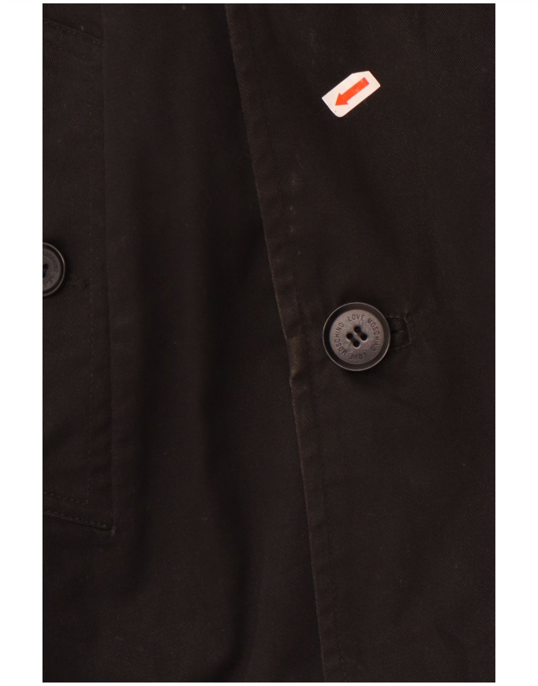 Casaco Moschino Masculino Pea UK 42 XL Algodão Preto