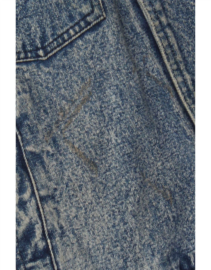 Jaqueta jeans masculina boxer UK 36 algodão azul pequeno