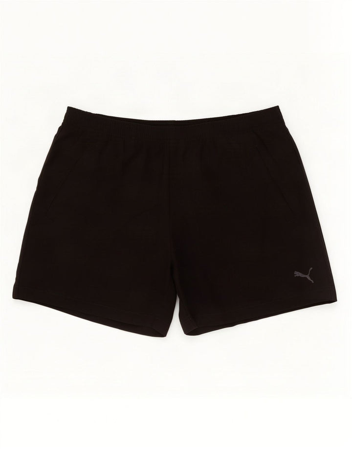 Shorts esportivos gráficos masculinos Puma grandes pretos