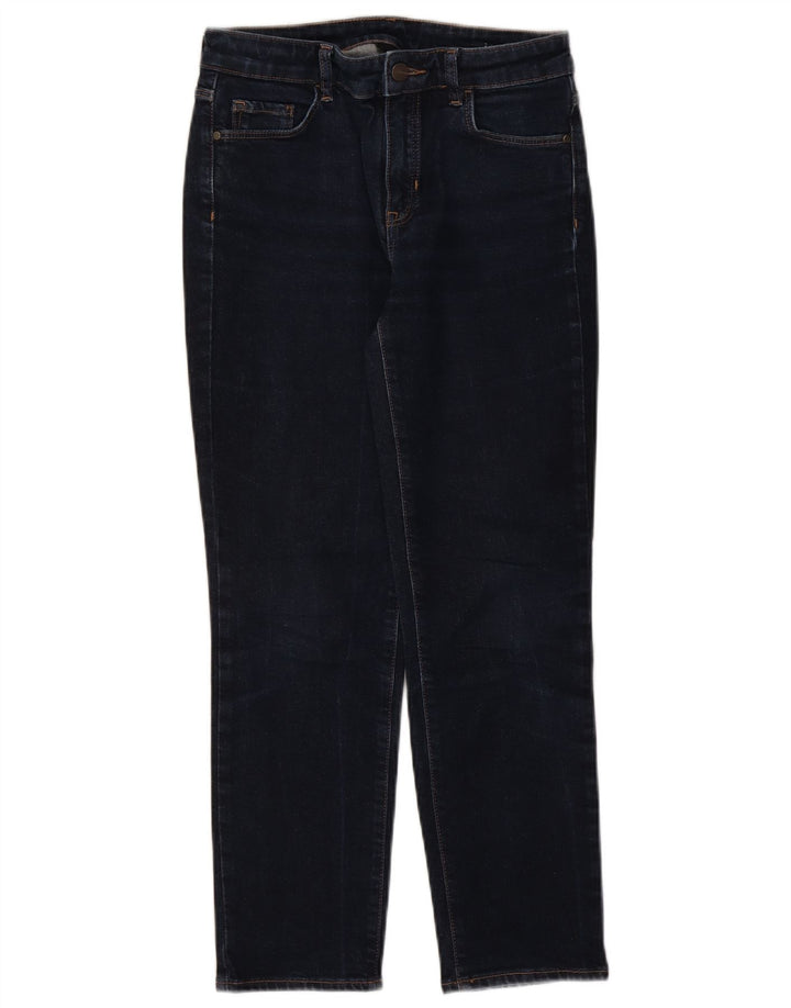 Jeans slim feminino Massimo Dutti W28 L26 azul marinho