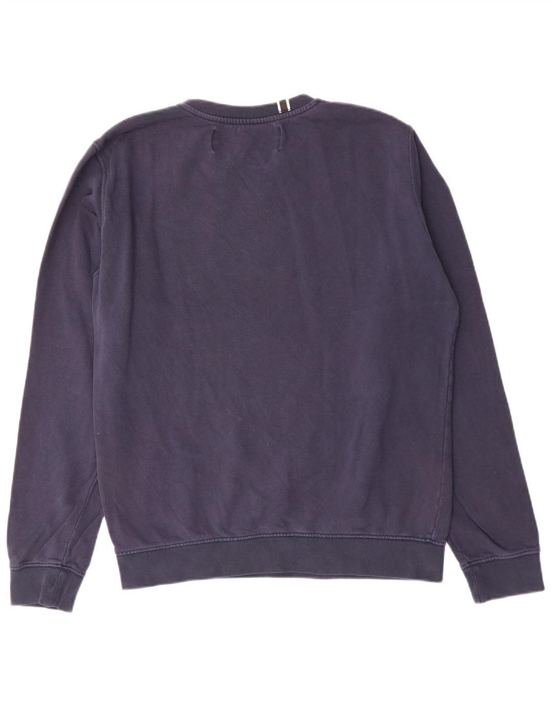 Replay moletom gráfico masculino jumper médio azul marinho algodão
