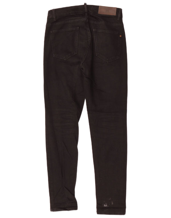 Zara Mens Skinny Jeans EU 38 Pequeno W30 L31 Algodão Preto
