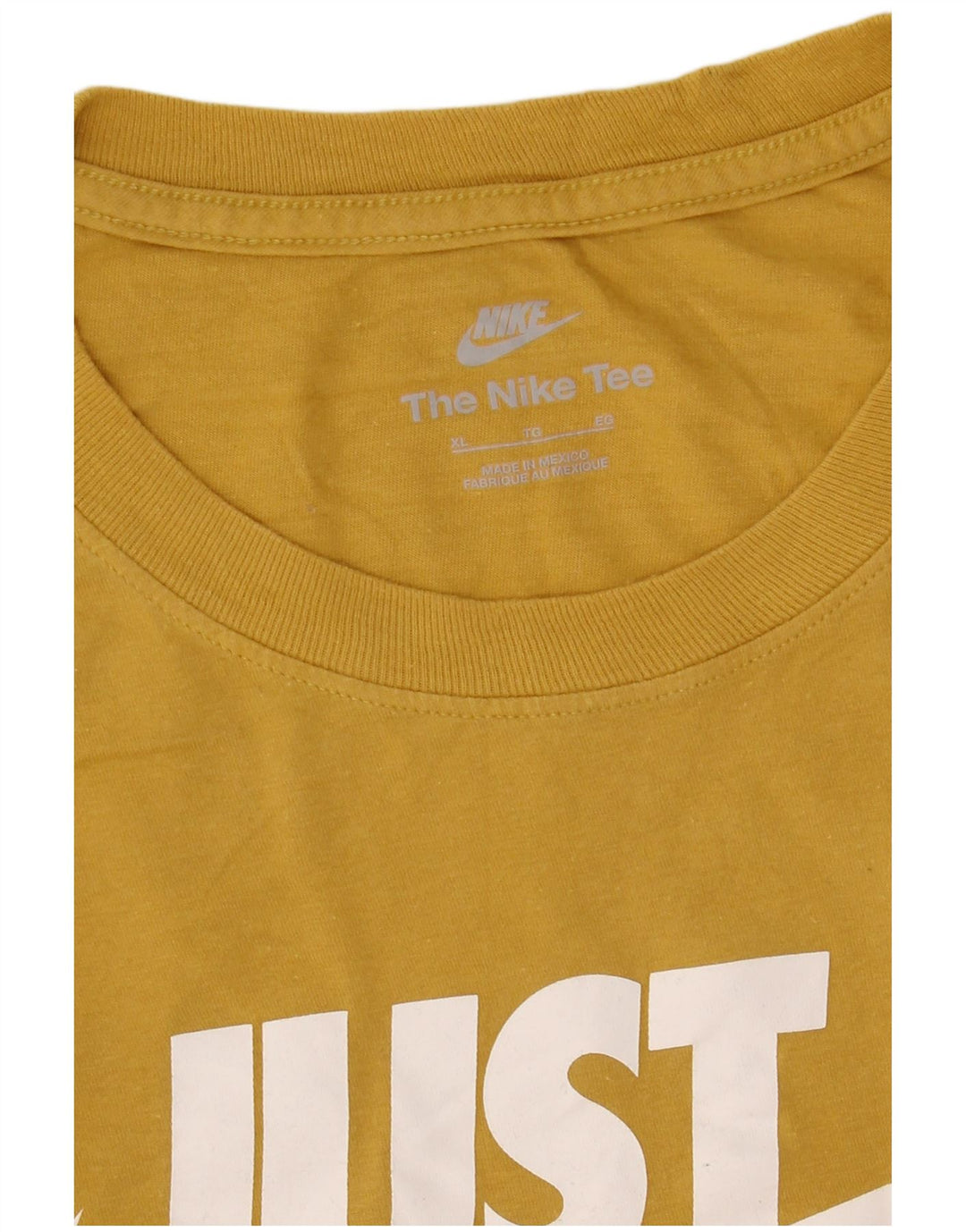Camiseta Nike masculina gráfica Top XL amarelo