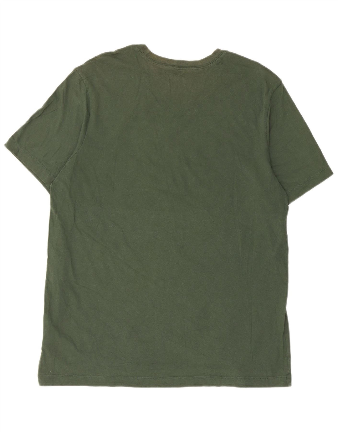 Camiseta Nike masculina gráfica top grande algodão verde