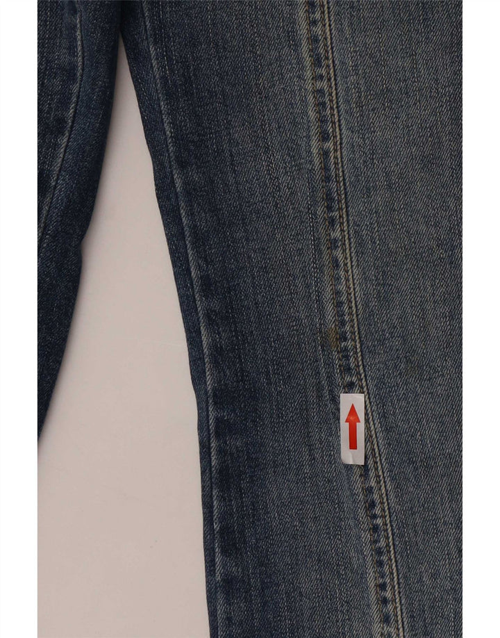 Jeans feminino vintage bootcut W28 L31 azul marinho
