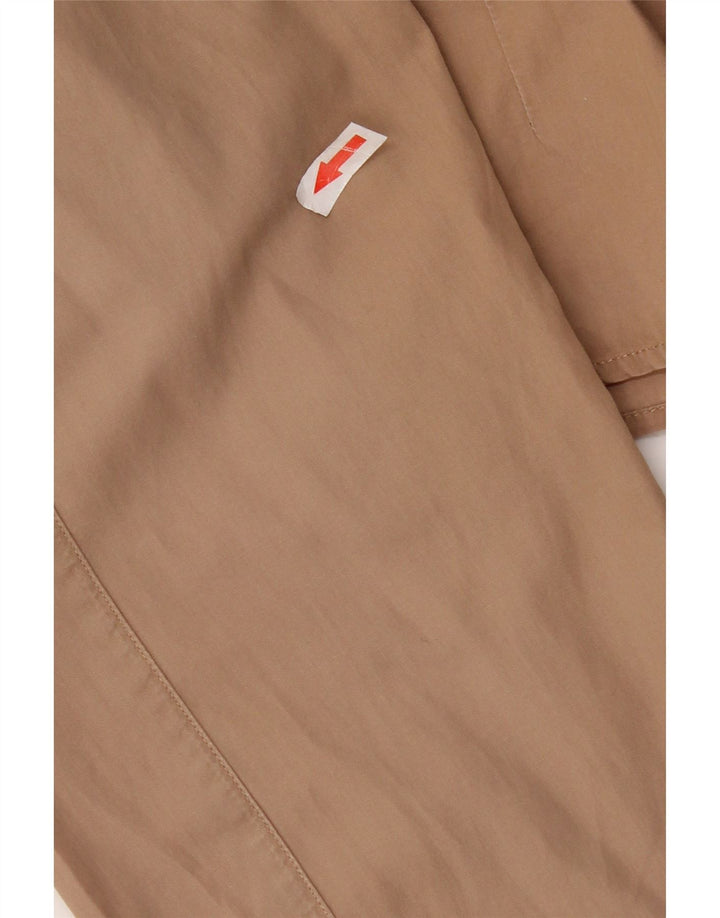 Camisa masculina Hugo Boss grande algodão marrom