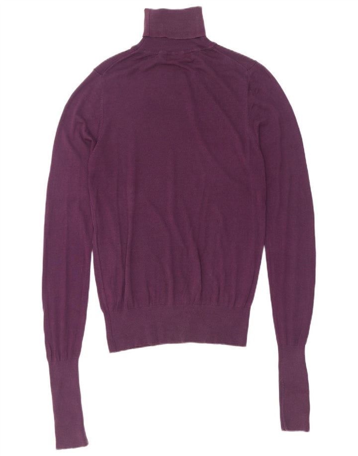 Suéter masculino Zara com gola redonda médio roxo