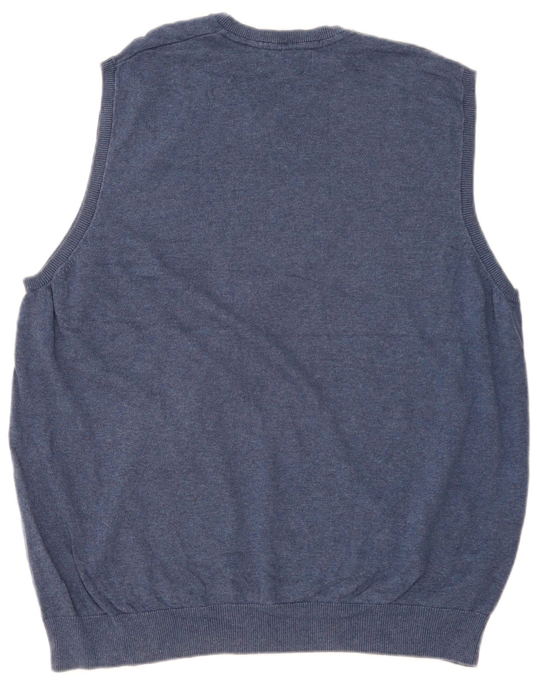 Regata masculina Marks & Spencer com colete 2XL algodão azul marinho