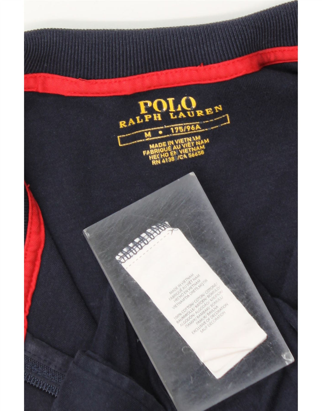 Polo Ralph Lauren Jaqueta masculina de agasalho médio azul marinho colorblock