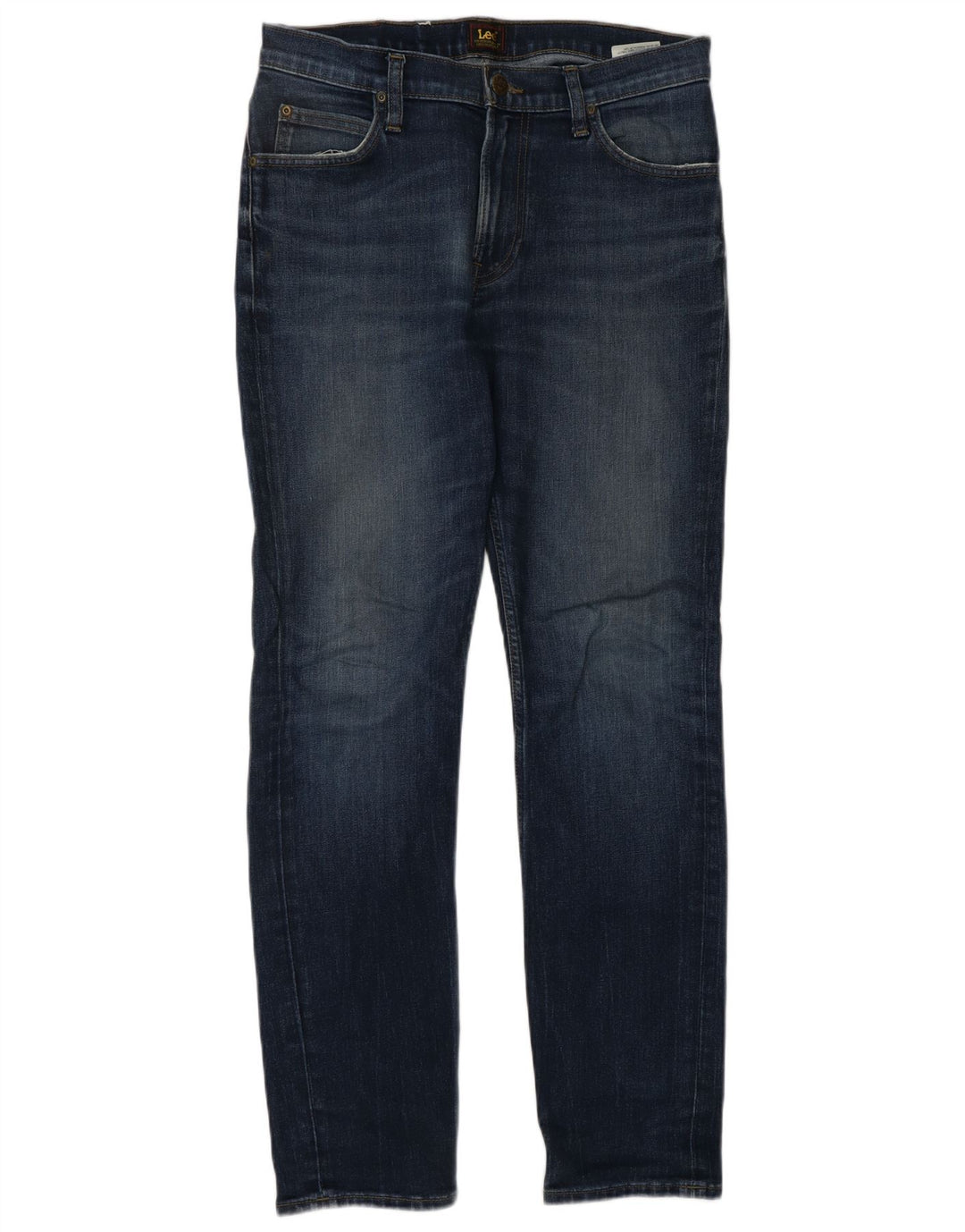 LEE Mens Rider Slim Jeans W31 L32 Azul Algodão