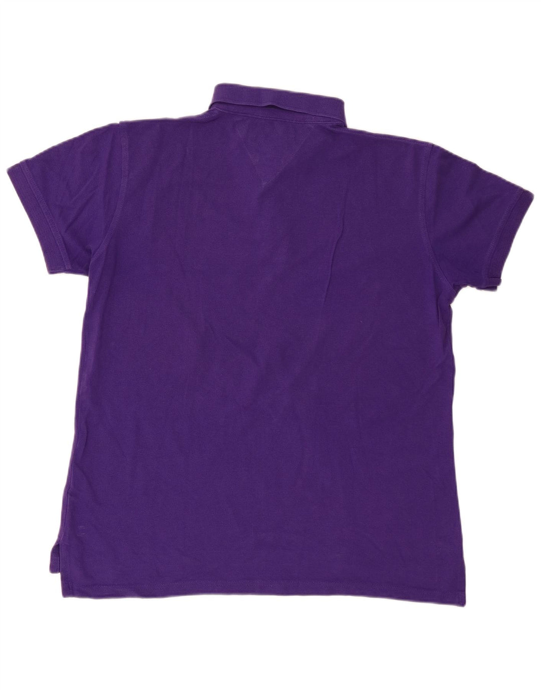 Camisa polo masculina Tommy Hilfiger médio algodão roxo