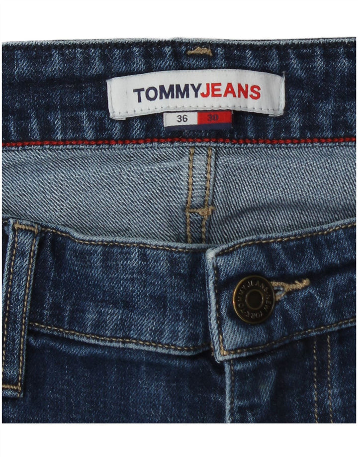 TOMMY HILFIGER Masculino Bootcut Jeans W36 L28 Azul Algodão