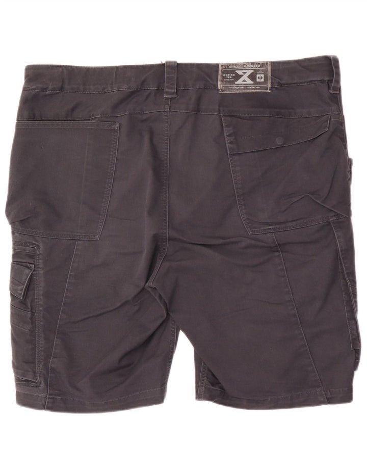 Engelbert Strauss Mens Cargo Shorts W46 3XL Algodão Preto