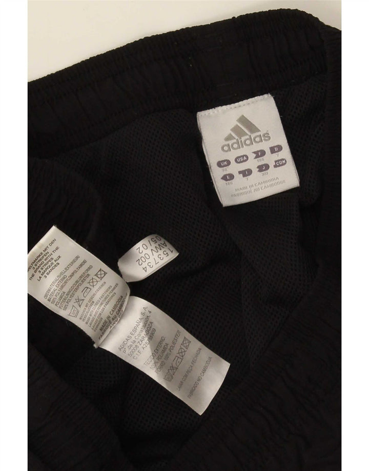 Adidas Mens Treino Calças Joggers Grande Poliéster Preto