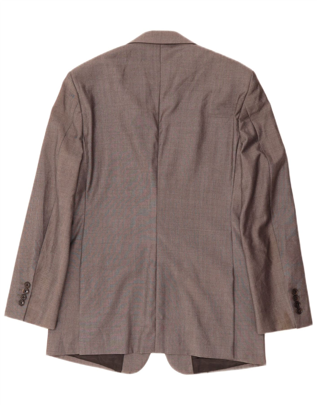 Jaqueta Blazer Masculina Reiss com 2 Botões Reino Unido 38 Lã Cinza Médio