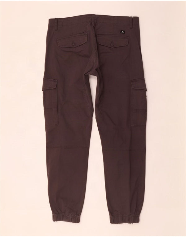 Calça cargo masculina Jack & Jones Joggers W38 L32 algodão marrom