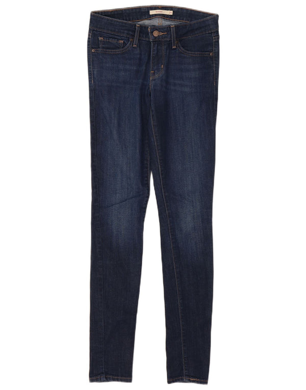 Calça jeans feminina Levi's 711 skinny W25 L32 azul algodão